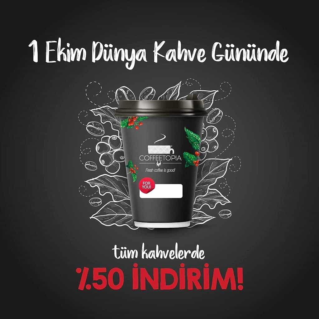 1 Ekim Dünya Kahve Günü Kampanyası